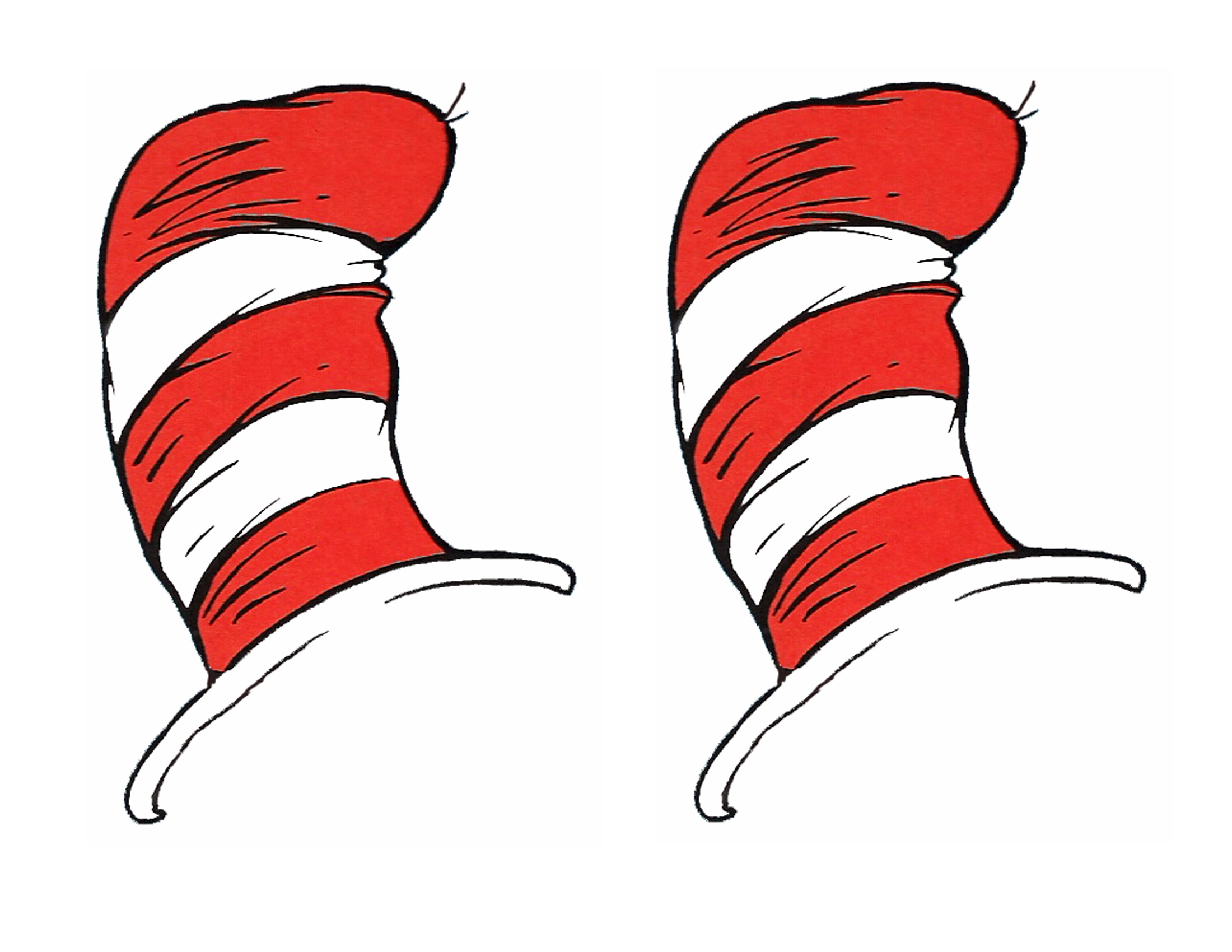 Free Cat In The Hat Bow Tie Template, Download Free Clip Art, Free - Free Printable Dr Seuss Hat Template