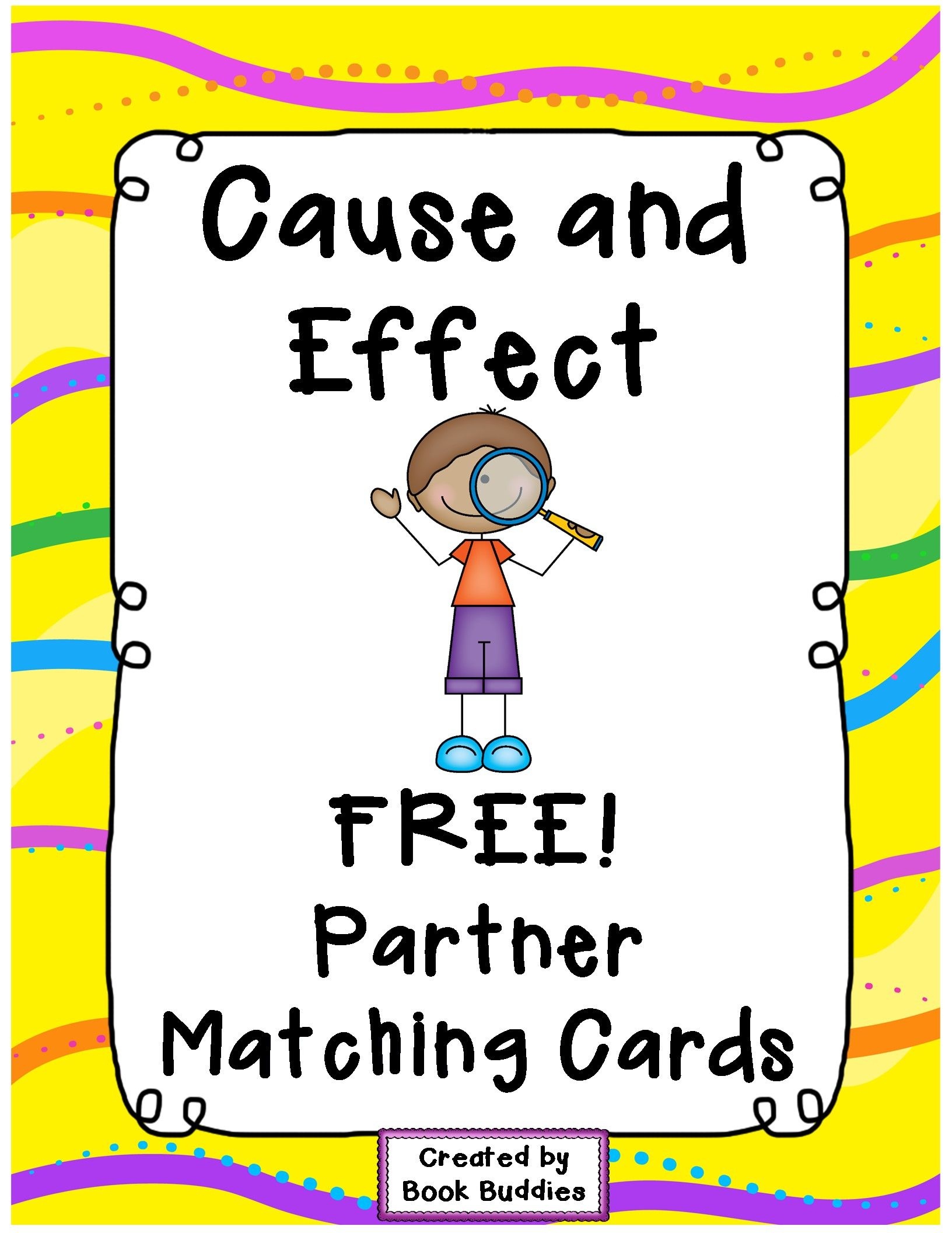 Free Printable Cause And Effect Picture Cards Free Printable