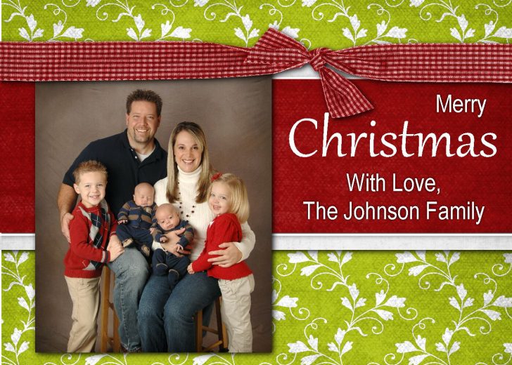 Free Online Christmas Photo Card Maker Printable