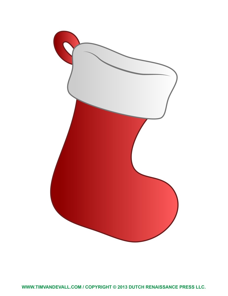 Free Christmas Stocking Template, Clip Art &amp;amp; Decorations - Christmas Stocking Template Printable Free