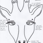 Free Coloring Pages Download : Enchanting African Mask Template   Giraffe Mask Template Printable Free