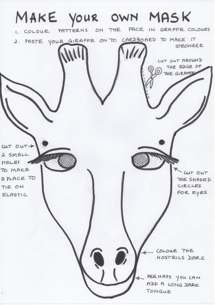 Free Coloring Pages Download : Enchanting African Mask Template ...