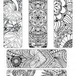 Free Coloring Plate Adult With Spectrum Noir | Paper Crafts   Free Printable Bookmarks To Color