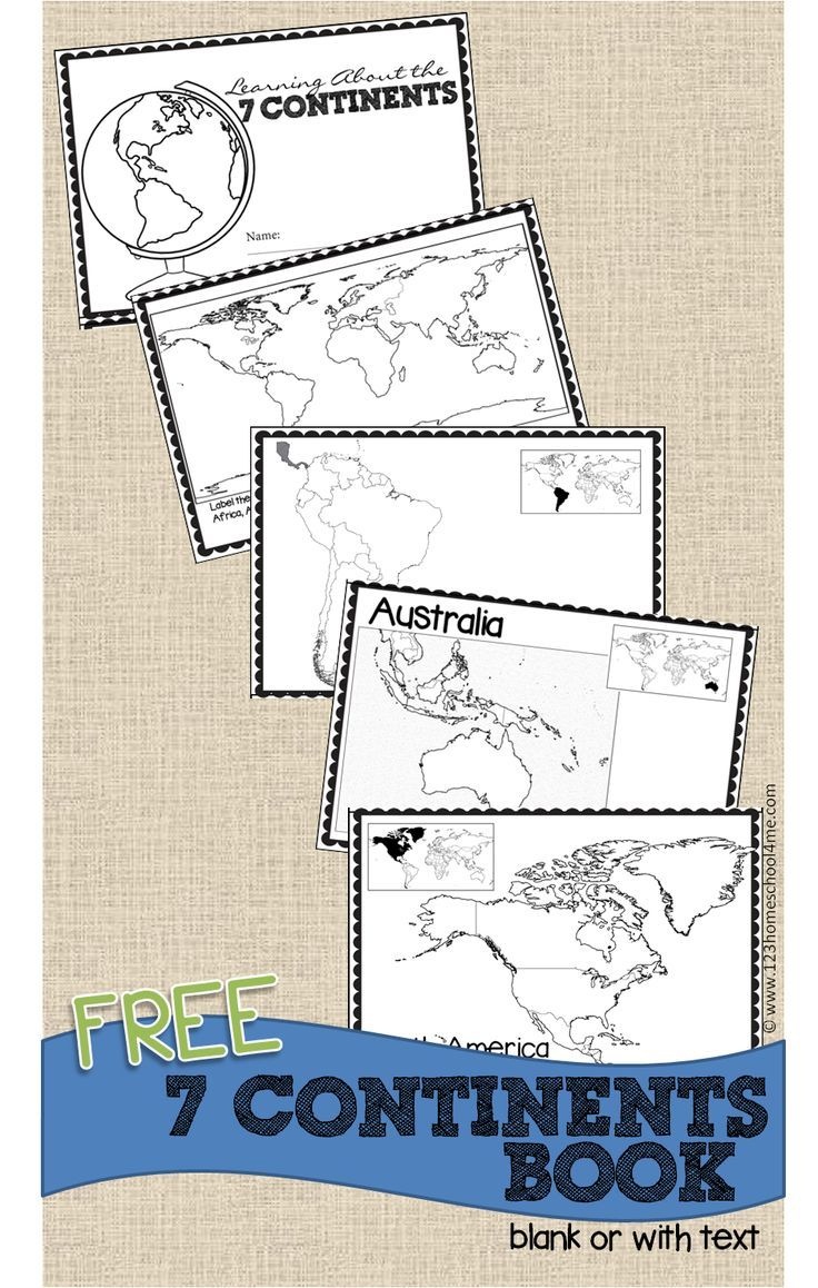 Free Continents Book For Kids | Let&amp;#039;s Make Learning Fun | 3Rd Grade - Free Printable Books For 5Th Graders