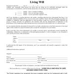 Free Copy Of Living Willrichard Cataman   Living Will Sample   Free Printable Wills