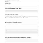 Free Current Events Report Worksheet For Classroom Teachers   Free Printable 8Th Grade Social Studies Worksheets