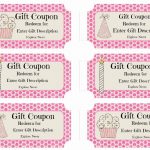 Free Custom Birthday Coupons   Customize Online & Print At Home   Free Printable Homemade Coupon Book
