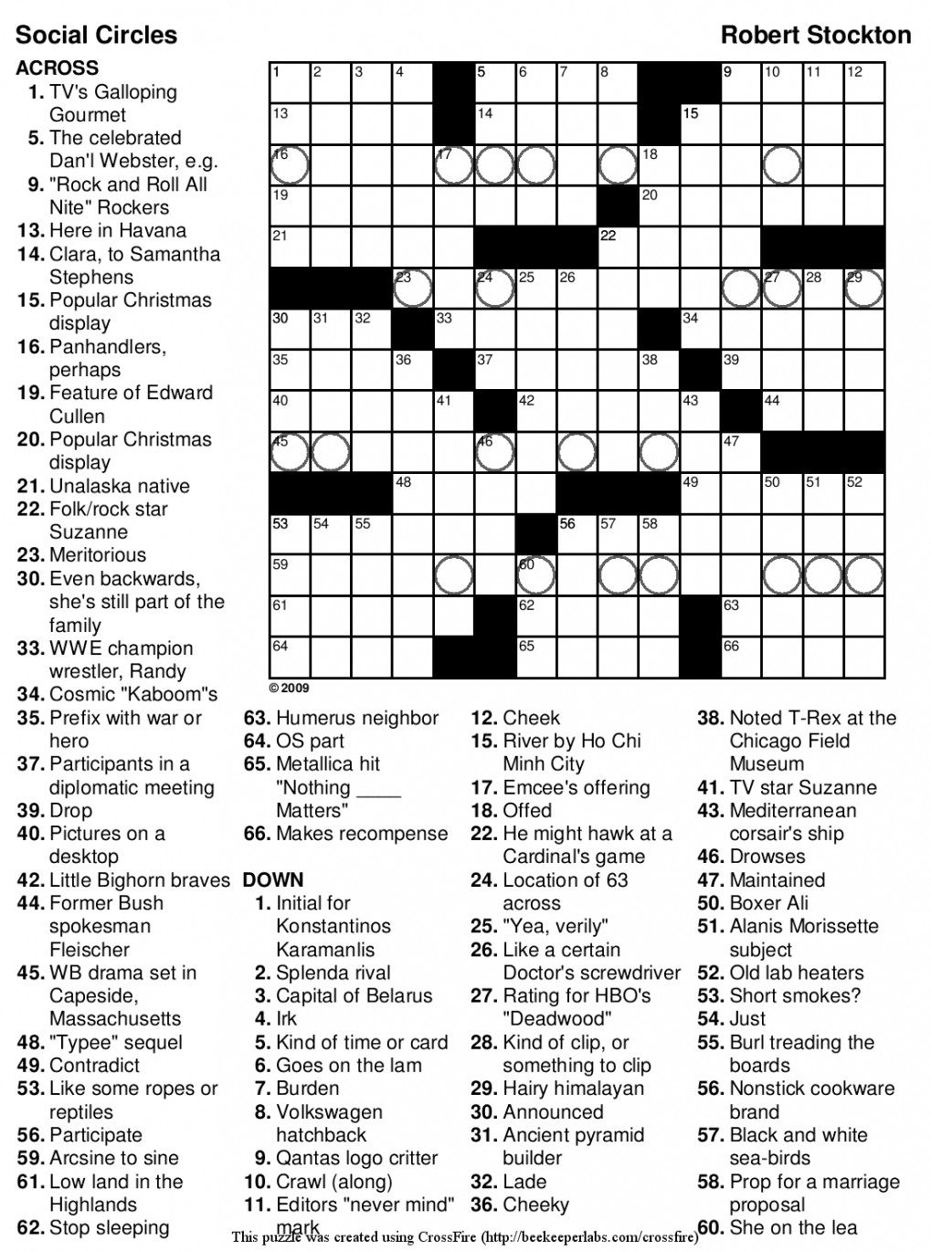 Free Daily Printable Crossword Puzzles Easy - Loveandrespect - Free Daily Printable Crossword Puzzles
