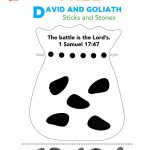 Free David & Goliath Preschool Bible Activity. Easy Kids Bible   Free Printable Children's Church Curriculum