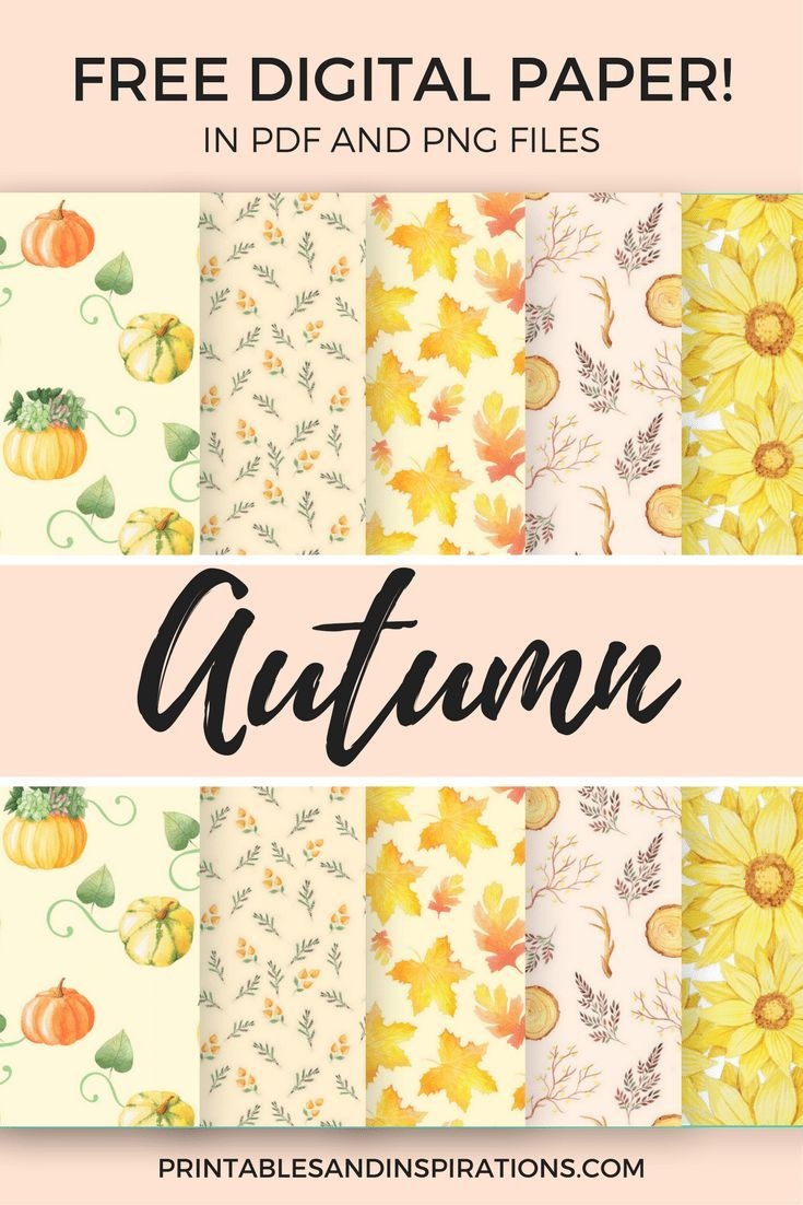 Free Digital Paper For Scrapbooking And More Projects! | Digital - Free Printable Autumn Paper
