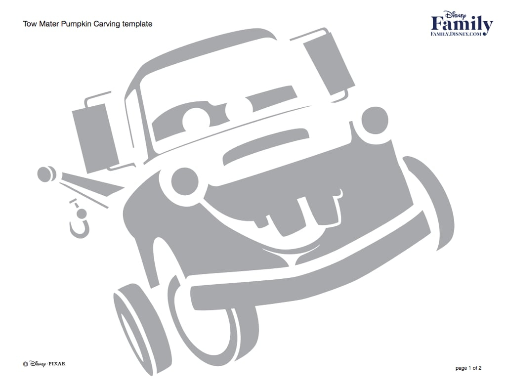 Free Printable Lightning Mcqueen Pumpkin Stencil Free Printable