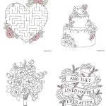Free Download Printable Wedding Colouring Sheets For Kids | Going To   Free Printable Personalized Wedding Coloring Book