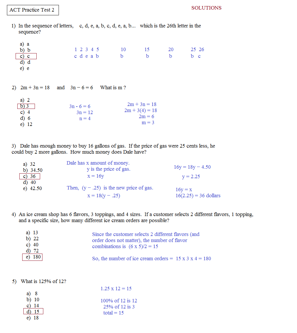 Free Downloadable Asvab Test - Free Printable Asvab Math Practice - Free Printable Asvab Math Practice Test