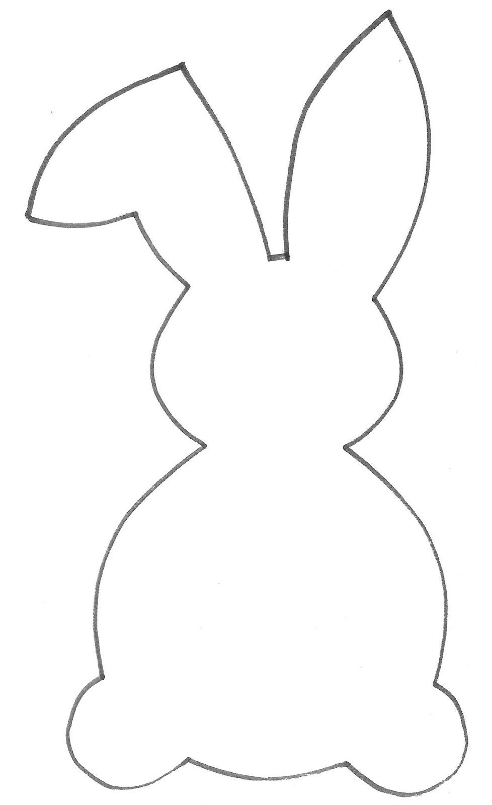 Free Easter Bunny Banner Printable | Easter Ideas | Decoración De - Free Printable Bunny Templates