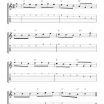 Free Easy Guitar Tabs Sheet Music Score, The Streets Of Laredo   Free Printable Guitar Music