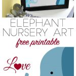 Free Elephant Nursery Printable Inspiredwhere You Go, I Go   Free Printable Elephant Pictures