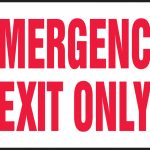 Free Emergency Exit Signs, Download Free Clip Art, Free Clip Art On   Free Printable Emergency Exit Only Signs
