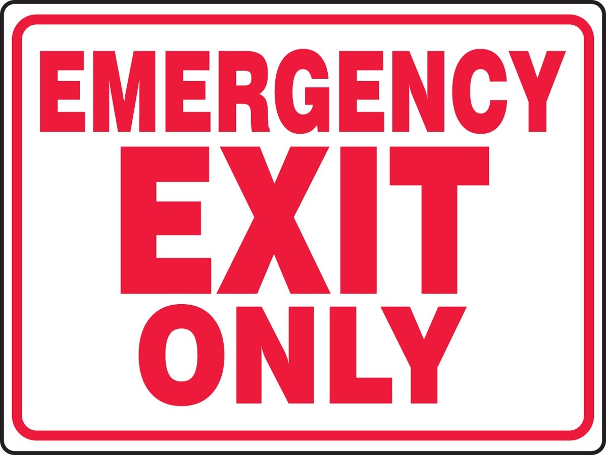 Free Emergency Exit Signs, Download Free Clip Art, Free Clip Art On - Free Printable Exit Signs
