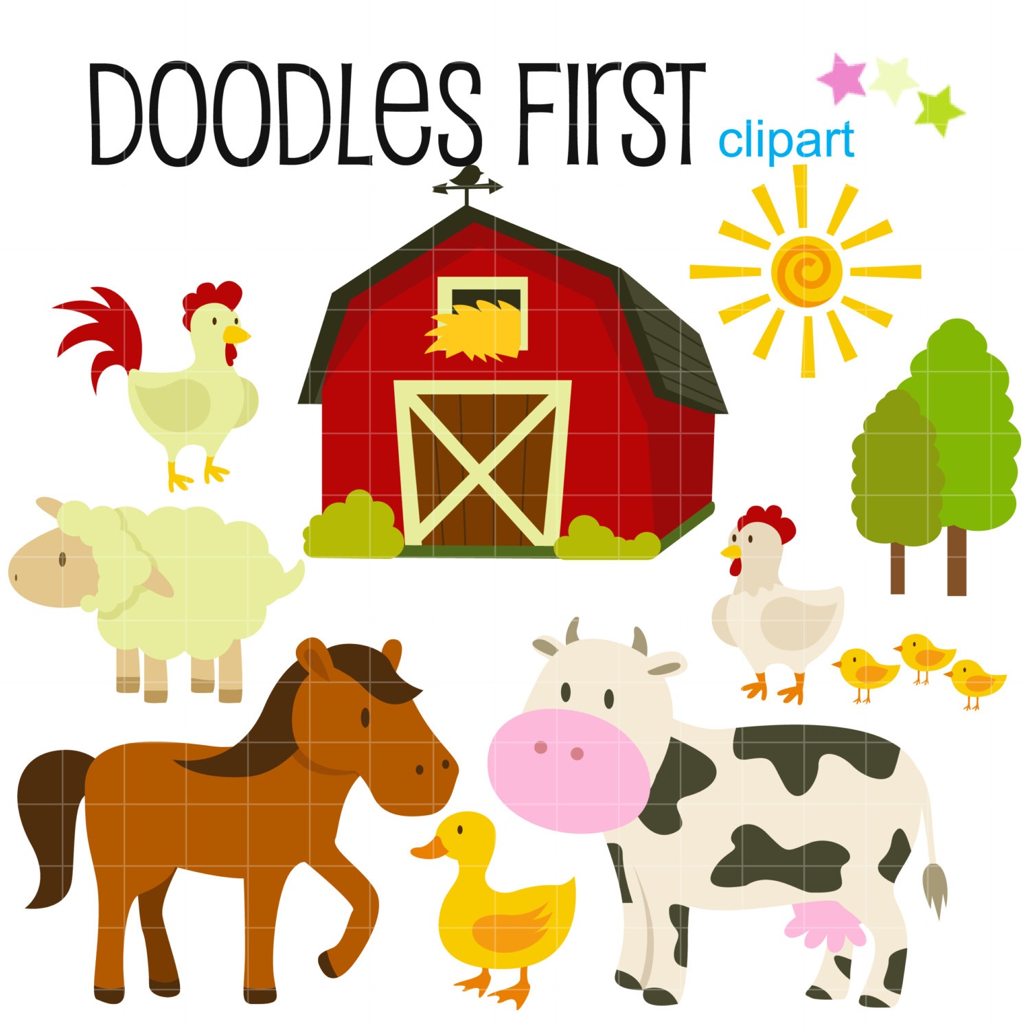 Free Printable Farm Animal Clipart Free Printable