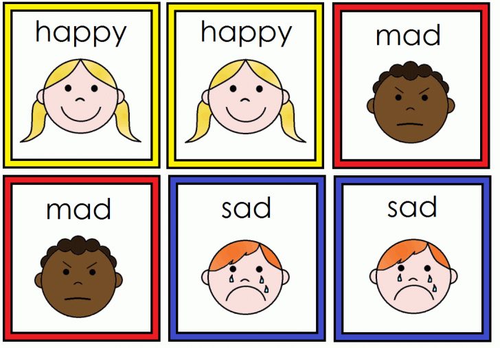 Free Printable Pictures Of Emotions