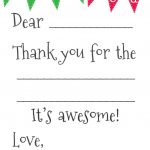 Free Fill In The Blank Thank You Cards | Printables | Free Thank You   Fill In The Blank Thank You Cards Printable Free