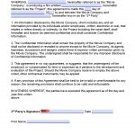 Free Film (Movie) Non Disclosure Agreement (Nda) Template | Pdf | Word   Free Printable Non Disclosure Agreement Form
