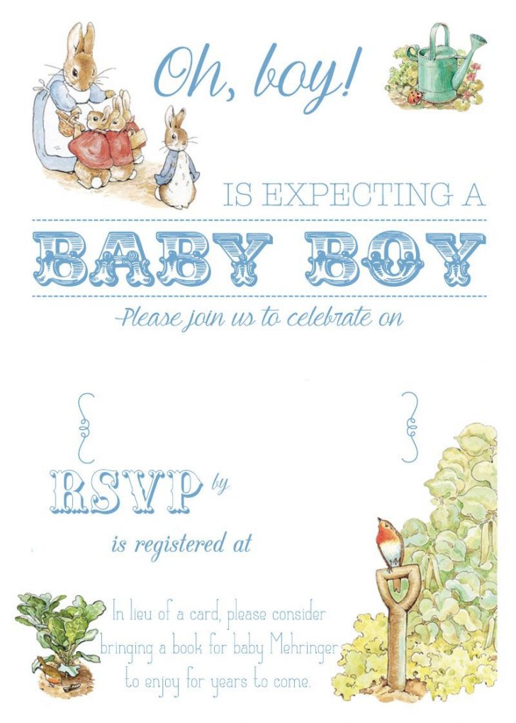 Free Printable Baby Registry Cards