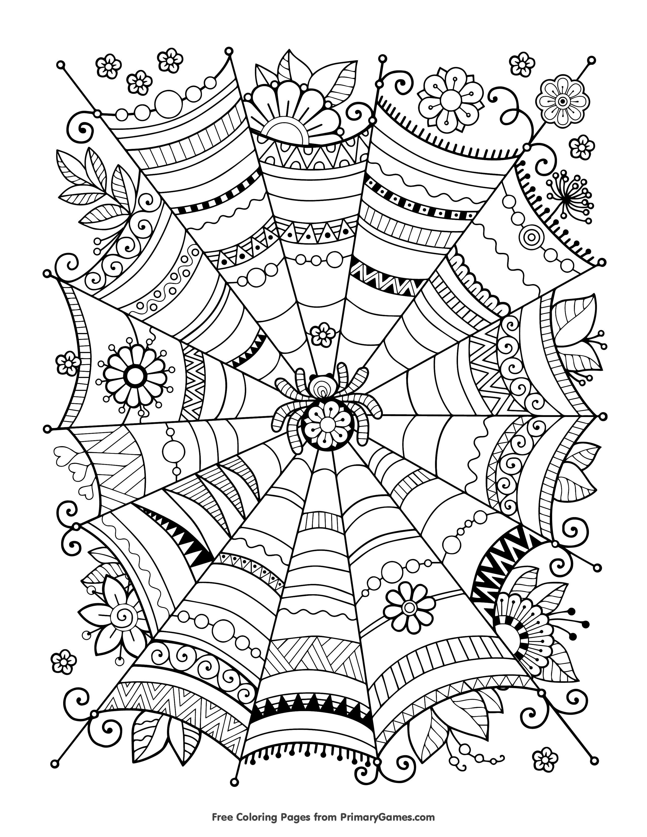 Free Halloween Coloring Pages For Adults &amp;amp; Kids - Happiness Is Homemade - Free Printable Coloring Cards For Adults