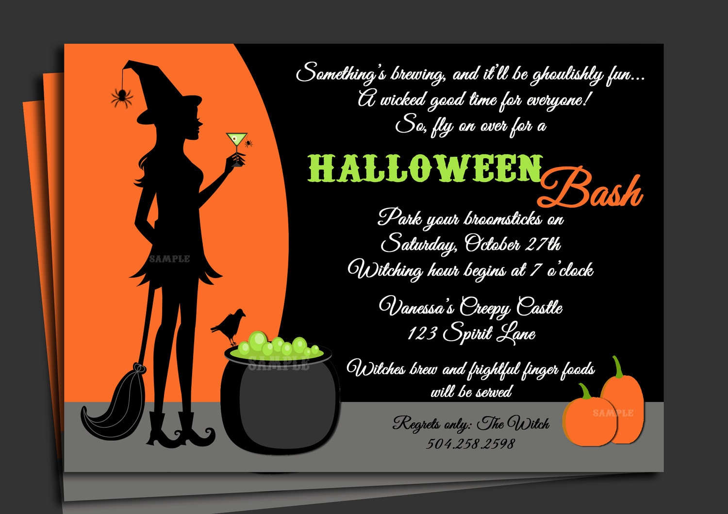 Free Halloween Party Invitations A Free Printable Party Invitations - Free Online Halloween Invitations Printable