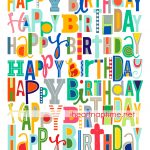 Free Happy Birthday Printable | Free Printables | Happy Birthday   Free Printable Happy Birthday Signs