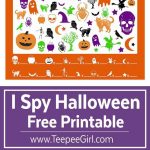 Free I Spy Halloween Game | Free Printables | Halloween Party   Free Printable Halloween Party Games