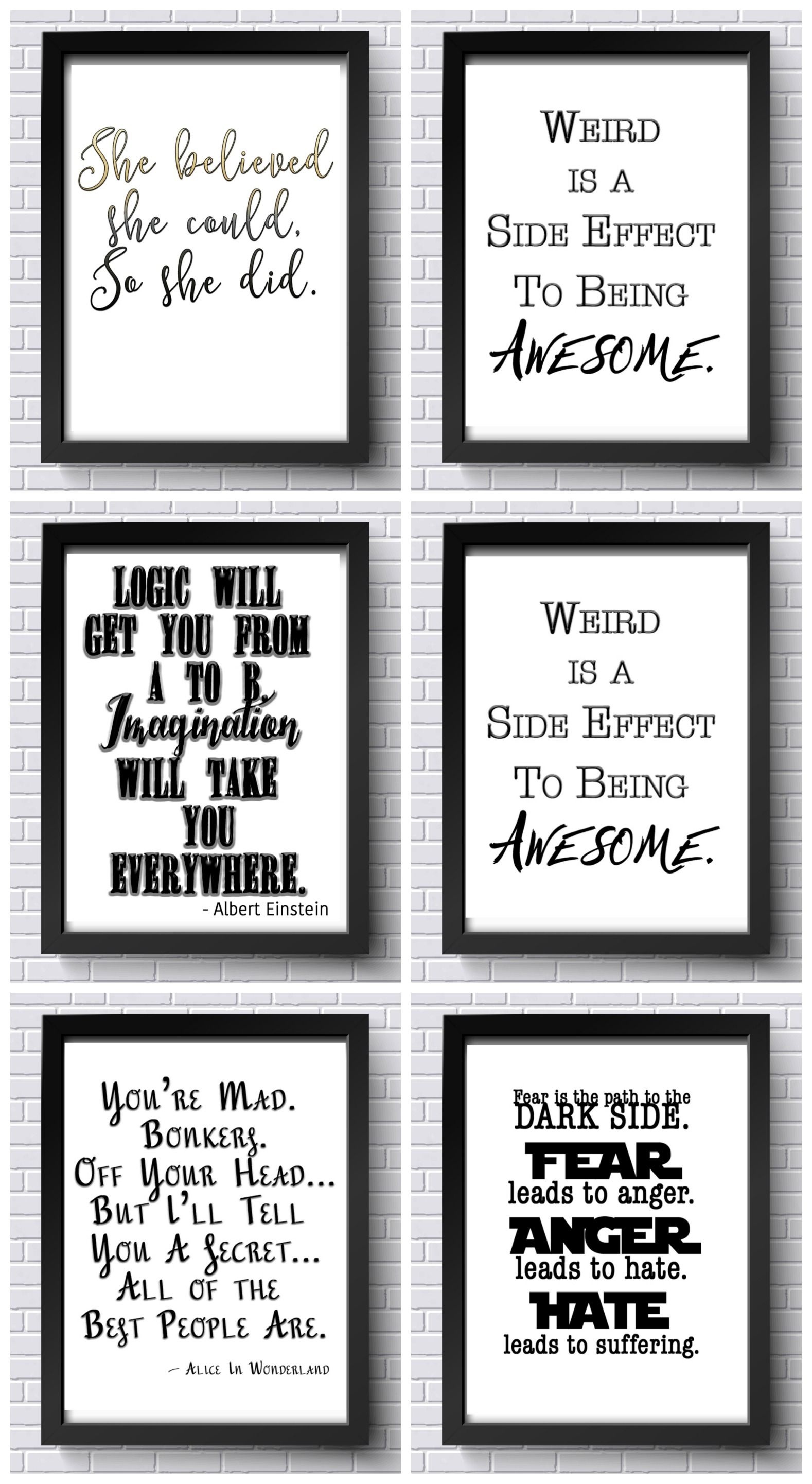 Free Inspirational Printables! Free Office Printables! | Printables - Free Printable Quotes For Office