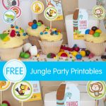 Free Jungle Party Invitation Printables   Jungle Theme Birthday Invitations Free Printable