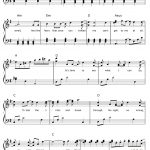 Free Let It Go Easy Version Frozen Theme Sheet Music Preview 4   Frozen Piano Sheet Music Free Printable