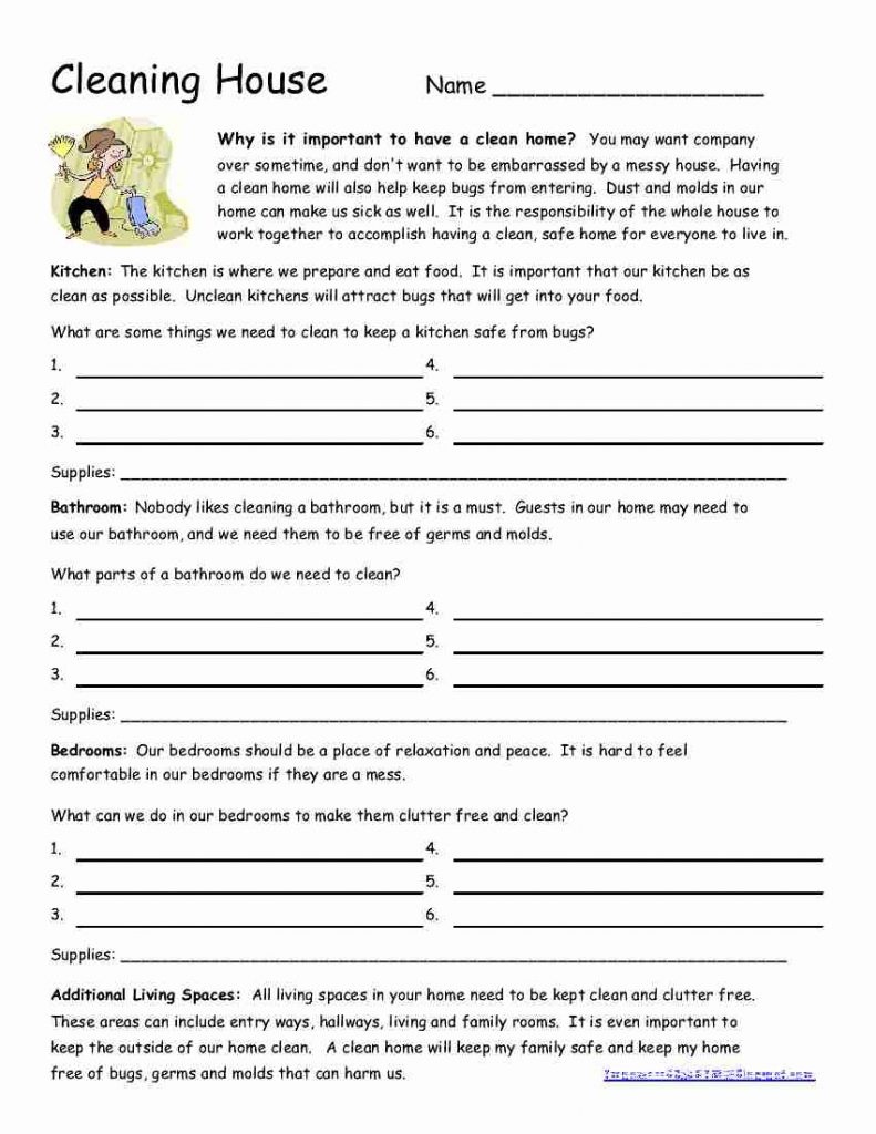 Free Life Skills Worksheets For Special Needs Students - Free Printable Life Skills Worksheets For Adults