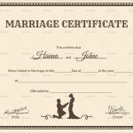 Free Marriage Certificate Template Word Amazing Printable Marriage   Free Printable Wedding Certificates