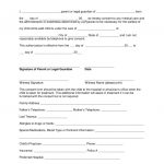 Free Minor (Child) Medical Consent Form   Word | Pdf | Eforms – Free   Free Printable Medical Release Form