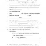 Free Minor (Child) Power Of Attorney Forms   Pdf | Word | Eforms   Free Printable Power Of Attorney Form Washington State
