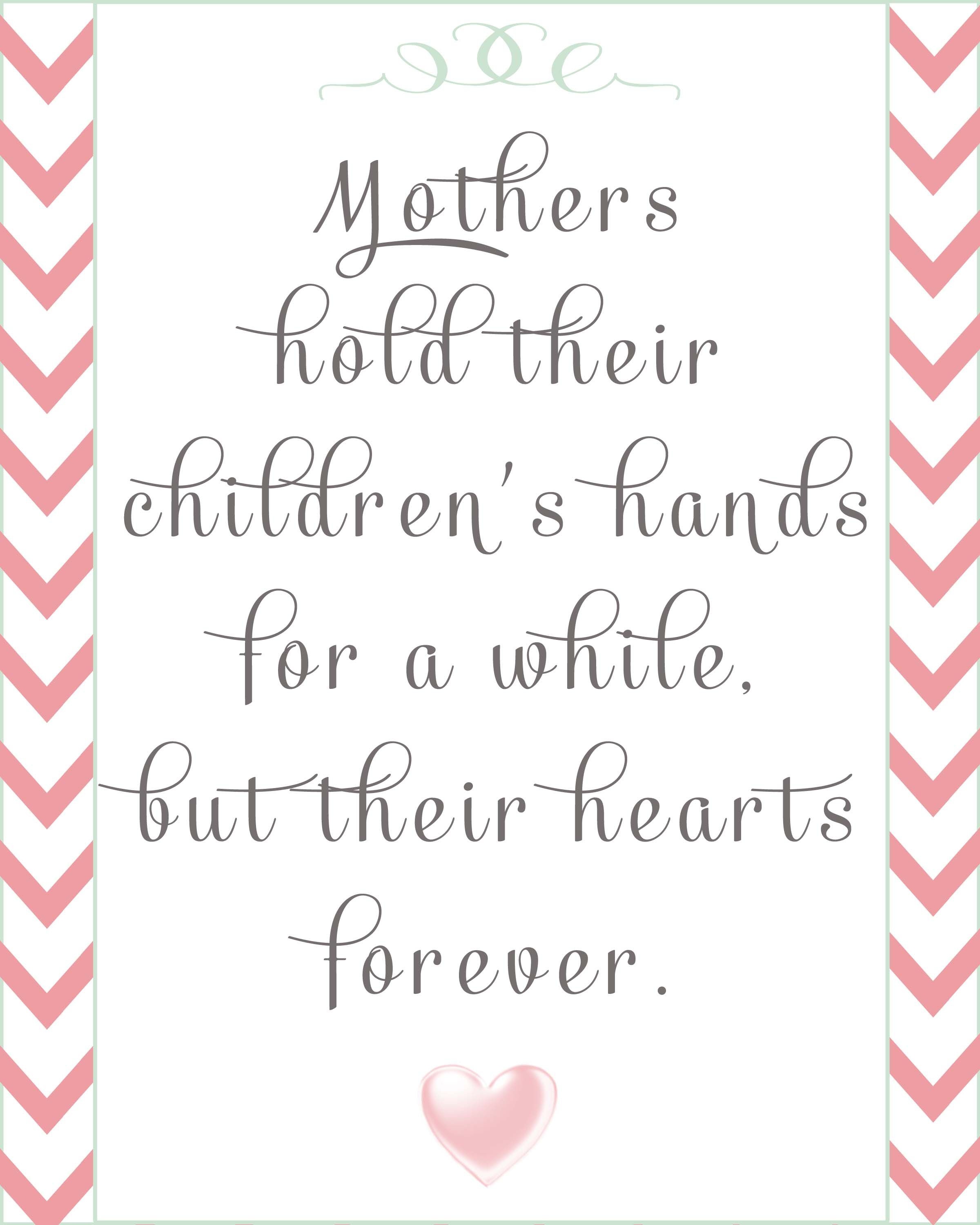 Free Printable Mothers Day Poems Image