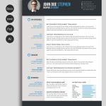 Free Ms.word Resume And Cv Template | Collateral Design | Free   Free Printable Resume Templates Microsoft Word