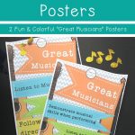 Free Music Display Posters | Music Bulletin Board Inspiration   Free Printable Music Posters