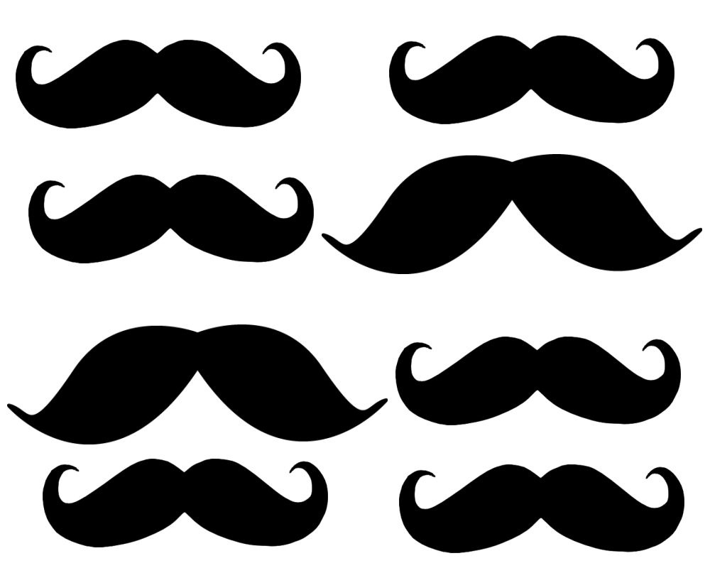 Free Mustache Printables, Download Free Clip Art, Free Clip Art On - Free Printable Mustache