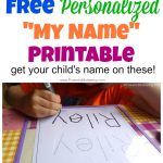 Free Name Tracing Worksheet Printable + Font Choices   Free Printable Name Tracing Worksheets For Preschoolers