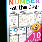 Free Number Of The Day Worksheets!! Free Printable Number Of The Day   Free Printable Number Of The Day Worksheets