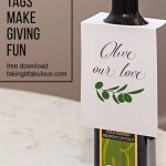 Free Olive Oil Gift Tags. Thank Your Teachers, Clients, And Friends   Free Printable Olive Oil Labels
