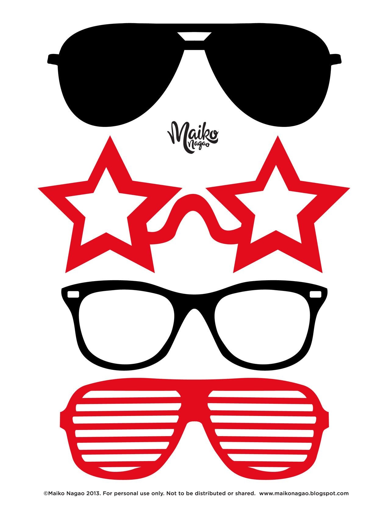 Free Printable Christmas Photo Booth Props Catch My Party Free 