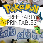 Free Pokemon Party Printables | Pokémon Party | Pokemon Party   Free Printable Pokemon Birthday Invitations
