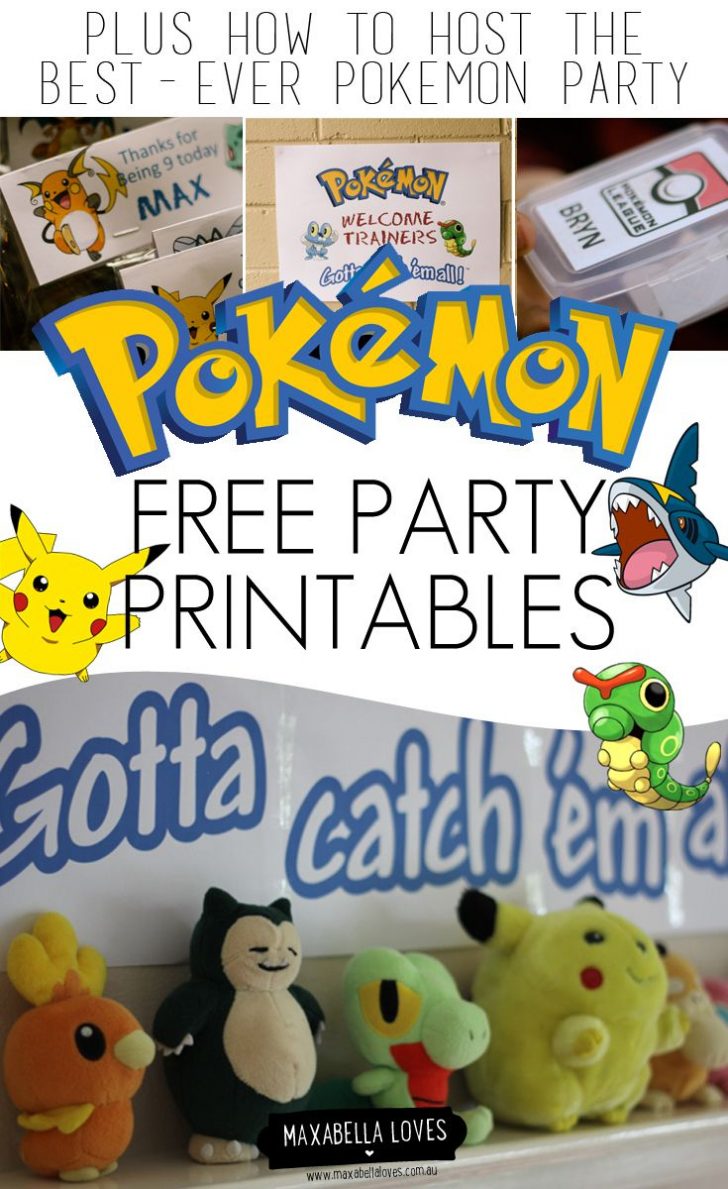 Free Printable Pokemon Pictures