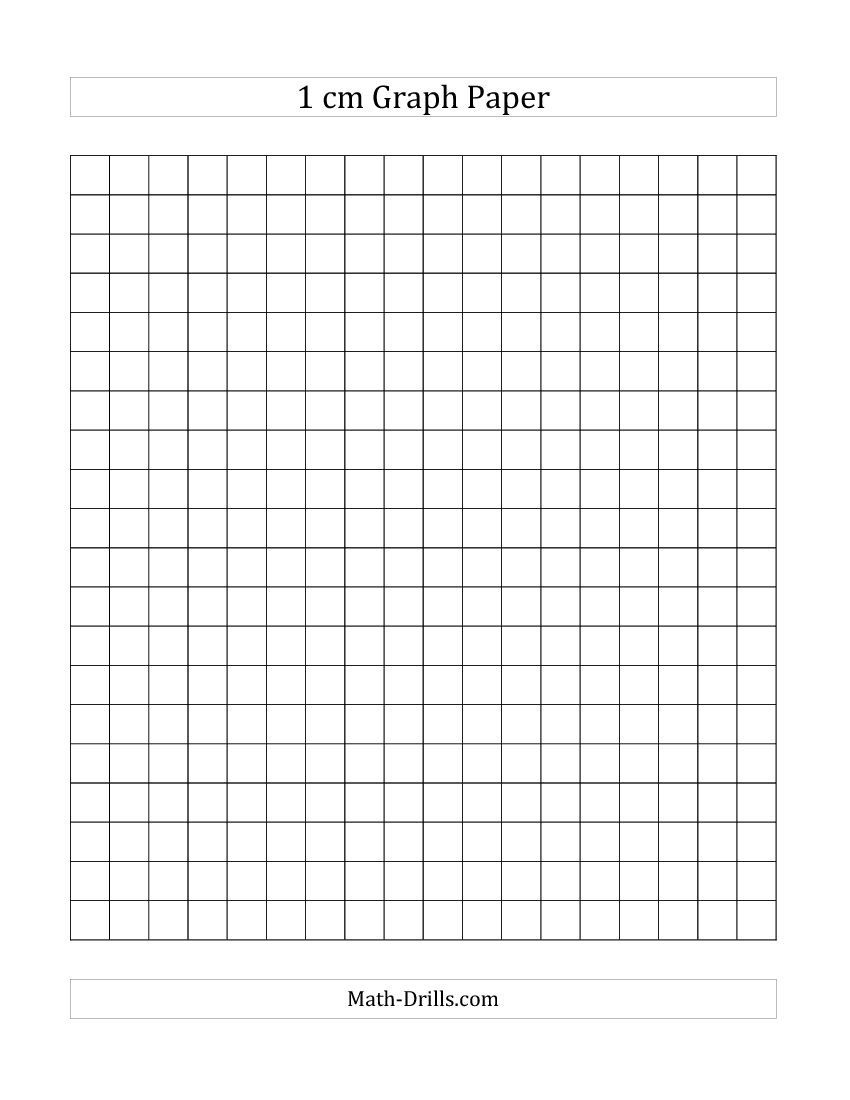Free Printable 1 Cm Graph Paper (A) | Back To School | Printable - Cm Graph Paper Free Printable