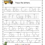 Free Printable Abc Tracing Worksheets #2 | Places To Visit   Free Printable Alphabet Tracing Worksheets